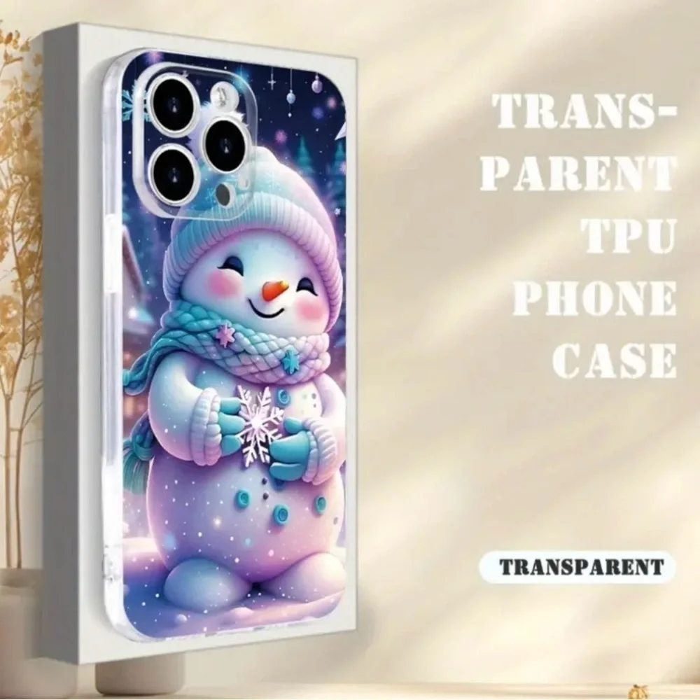 IPhone 14 Max Pro Snowman Cell Phone Case NWT
